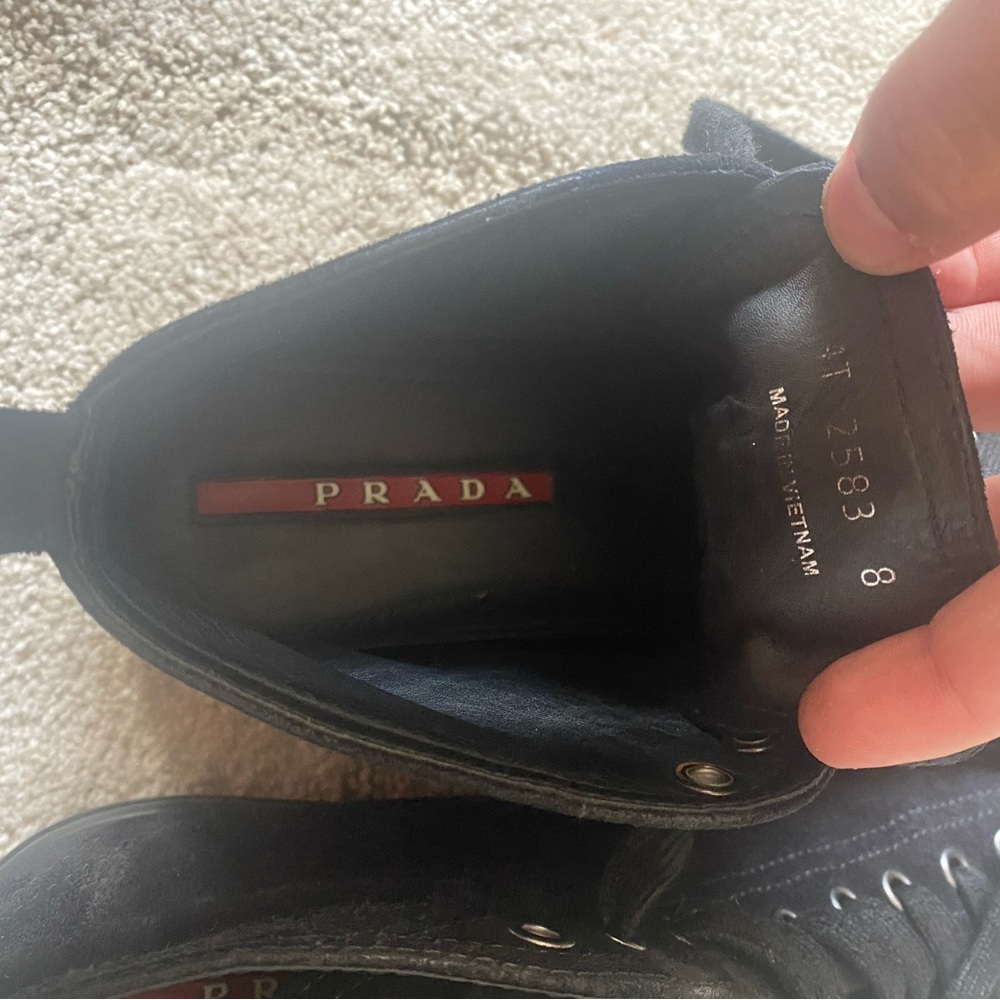 Prada Classic High Top Sneakers - Picture 6 of 7